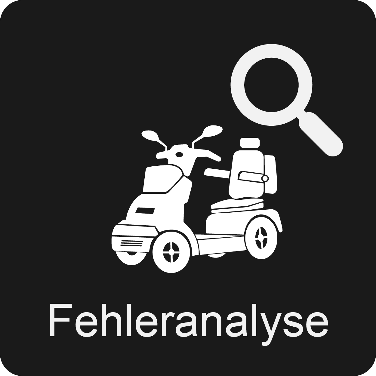 Symbol fehleranalyse e-mobil