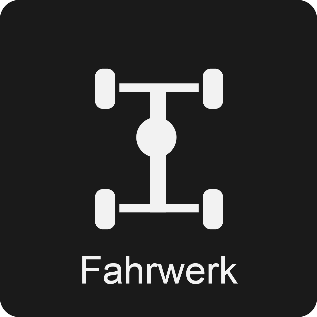 Symbol fahrwerkkontrolle e-mobil